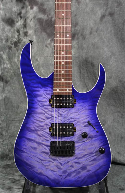 Ibanez RG421QM Cerulean Blue Burst