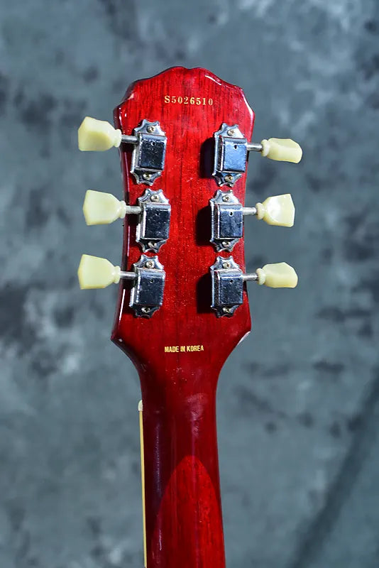 Epiphone Les Paul Standard Flametop Left Handed Vintage 90s Heavy Distressed Custom Relic Sunburst
