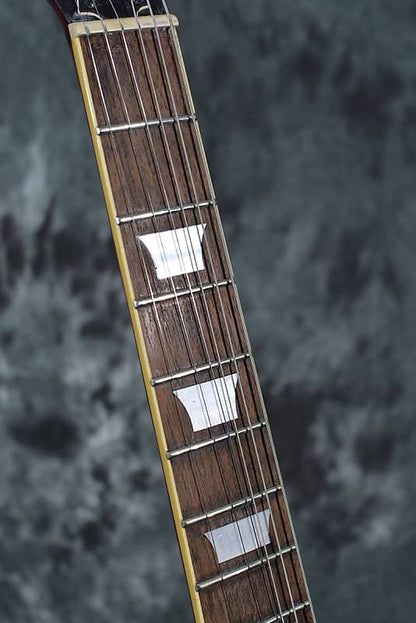 Epiphone Les Paul Standard Flametop Left Handed Vintage 90s Heavy Distressed Custom Relic Sunburst