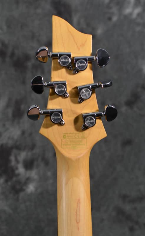 Schecter C-6 Plus Diamond Series Charcoal Burst