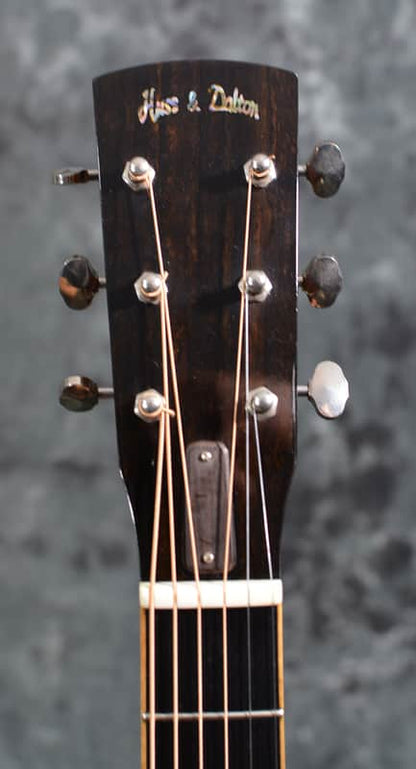 Huss & Dalton DS Custom 14 Fret Adirondack Red Spruce & Mahogany Dreadnought Acoustic Electric Sunburst