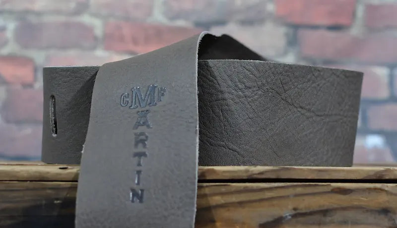 Martin Reversible Roughout Leather Strap Greyburst