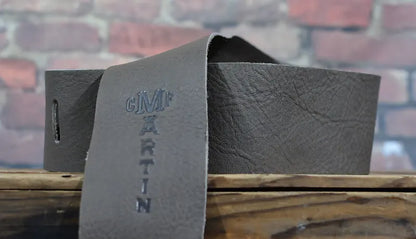 Martin Reversible Roughout Leather Strap Greyburst