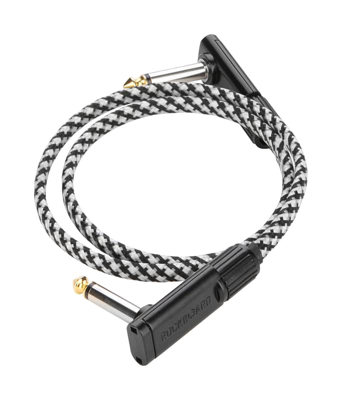 Rockboard Salt&Pepper Tweed Series Flat Patch Cables 23.62in