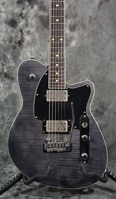 Reverend Reeves Gabriel's Signature Flame Top Midnight Black