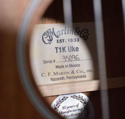 Martin T1K Ukulele Tenor Size Koa Body