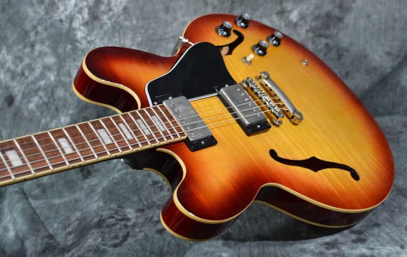 Epiphone ES-335 Figured Raspberry Tea Burst