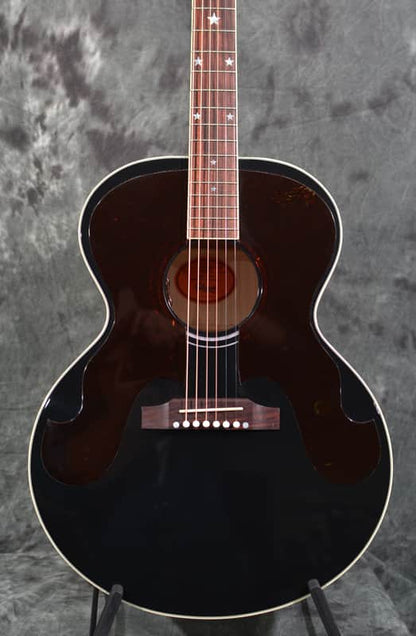 Gibson Everly Brothers Signature J-180 Acoustic Electric 2024 Gloss Black w Double Tortoise Pickguards & Deluxe Hardshell Case