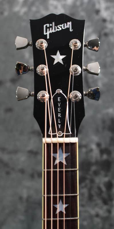 Gibson Everly Brothers Signature J-180 Acoustic Electric 2024 Gloss Black w Double Tortoise Pickguards & Deluxe Hardshell Case