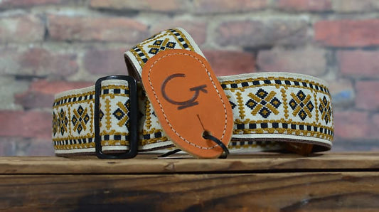 Gretsch G Brand Series Diamond Brown Leather Ends