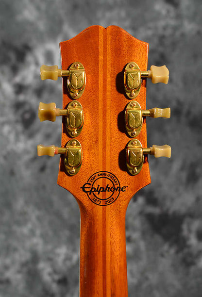 Epiphone 150th Anniversary Zephyr DeLuxe Regent Aged Antique Natural