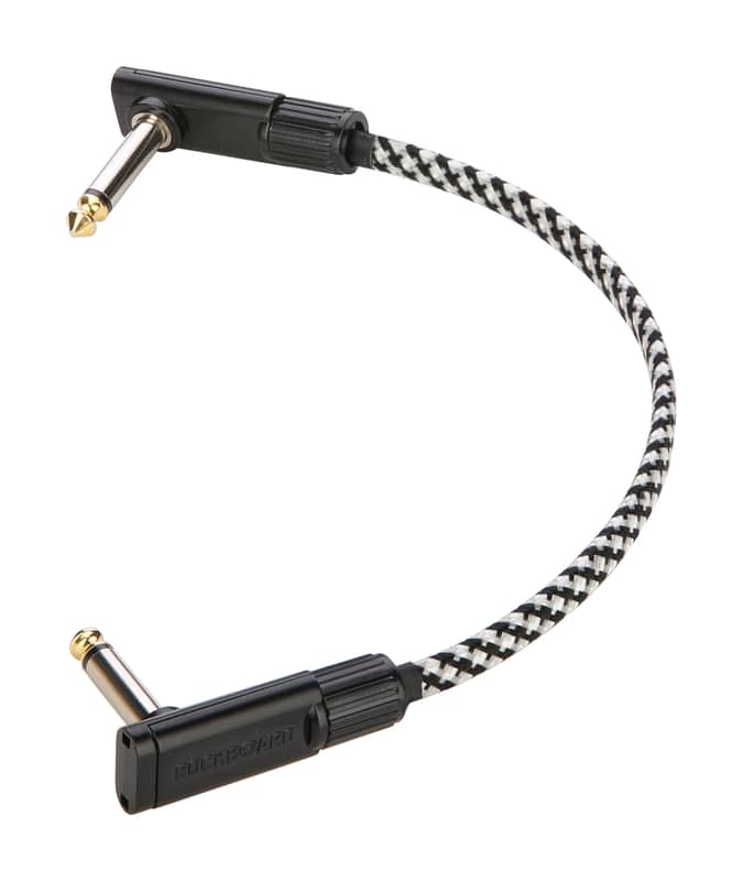 Rockboard Salt&Pepper Tweed Series Flat Patch Cables 7.87in