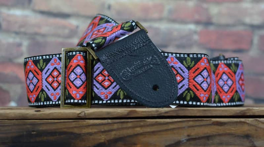 Martin Jacquard Strap Lilac Coral Gemstone