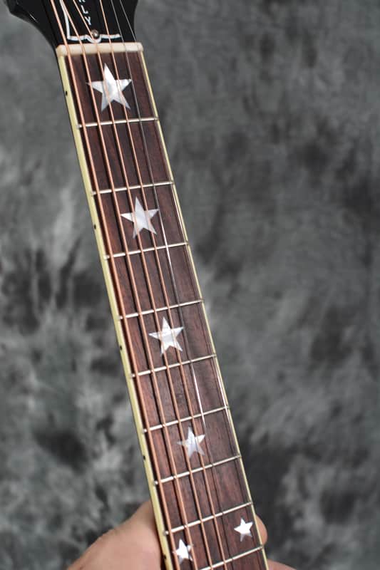 Gibson Everly Brothers Signature J-180 Acoustic Electric 2024 Gloss Black w Double Tortoise Pickguards & Deluxe Hardshell Case