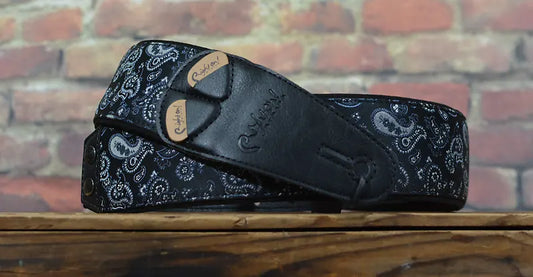 Right On Straps Paisley Black Mojo Strap