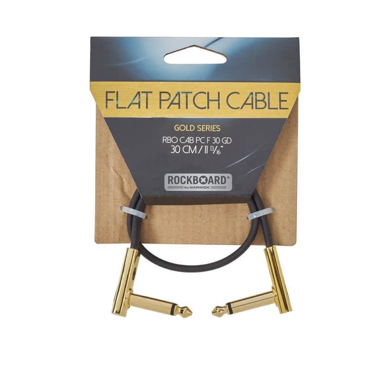 Rockboard Gold Series Flat Patch Cable 30 cm