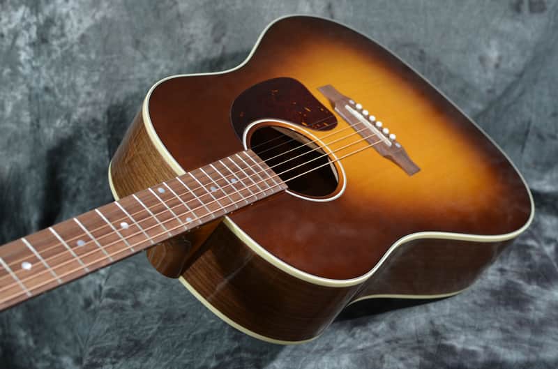 Gibson NOS J-45 Studio Walnut Dreadnought Walnut Burst All Gloss