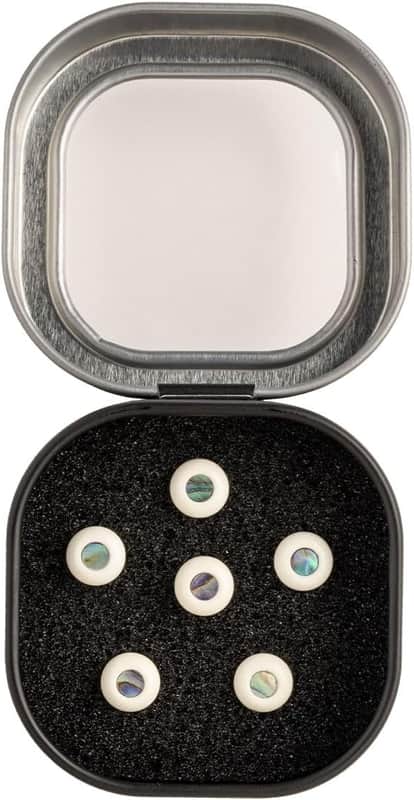 Martin LUXE Bridge Pins Bone with Pearl 18APP0013
