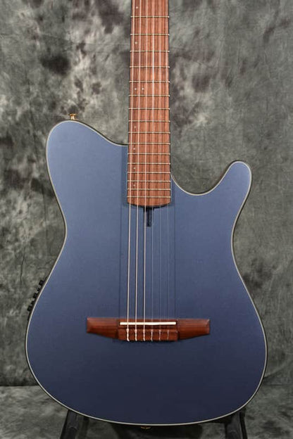 Ibanez FRH10N Thinline Classical Acoustic Nylon Acoustic Electric Indigo Blue Metallic Flat