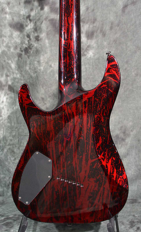 Schecter C-7 Multiscale 7-String Silver Mountain w/ OHSC