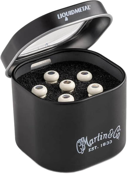 Martin LUXE Bridge Pins Bone with Pearl 18APP0013