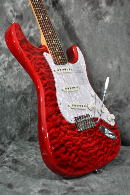 Fender Hybrid II Stratocaster Killer Quilt Maple Top Cherry Red