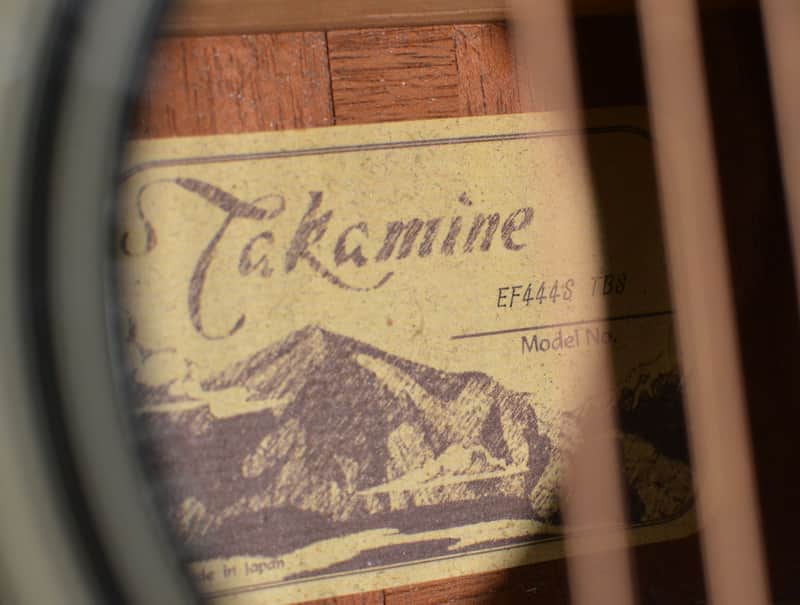 Takemine EF444S Tobacco Sunburst MIJ Graph-EX Preamp