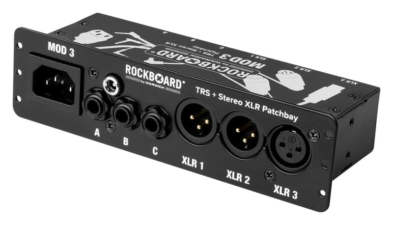 Rockboard MOD 3v2 TRS DC IEC XLR Patchbay