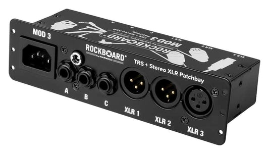 Rockboard MOD 3v2 TRS DC IEC XLR Patchbay