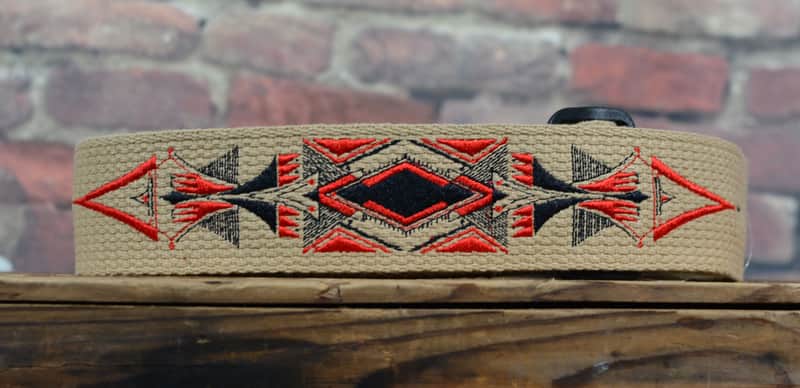 Henry Heller David Hale Cotton Embroidered Feather Design