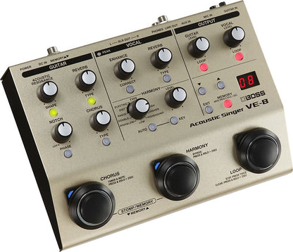 Boss VE-8 Acoustic Singer Effects Pedal