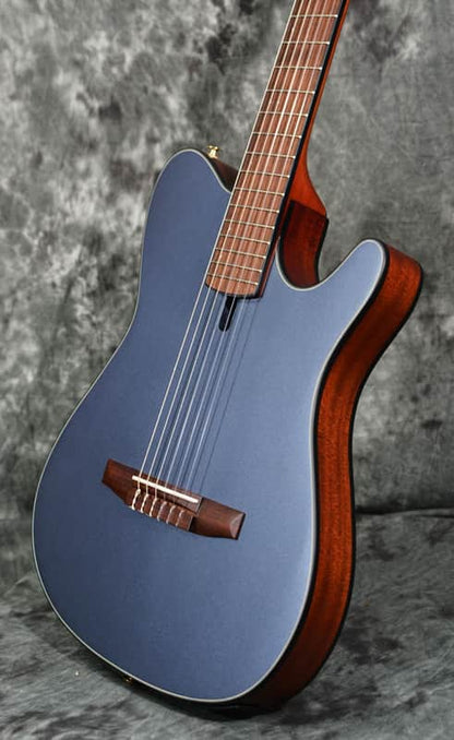 Ibanez FRH10N Thinline Classical Acoustic Nylon Acoustic Electric Indigo Blue Metallic Flat