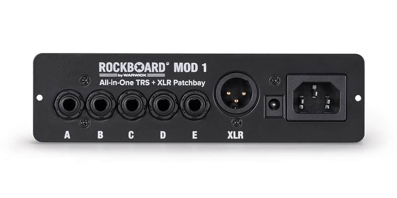 Rockboard MOD 1 V2 All in One Pedalboard Patchbay TRS + XLR