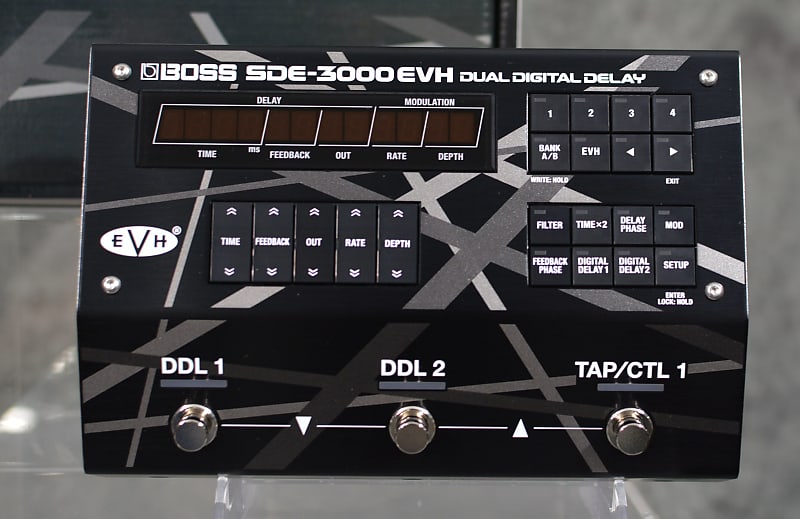 evh delay pedal Boss SDE-3000D EVH Dual Digital Delay Pedal – Mainstagemusic