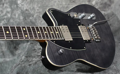 Reverend Reeves Gabriel's Signature Flame Top Midnight Black