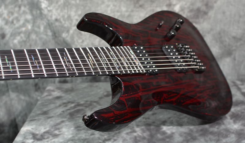Schecter C-7 Multiscale 7-String Silver Mountain w/ OHSC