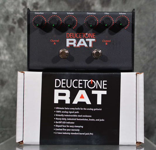 ProCo Deucetone Rat 2-Channel Distortion / Fuzz