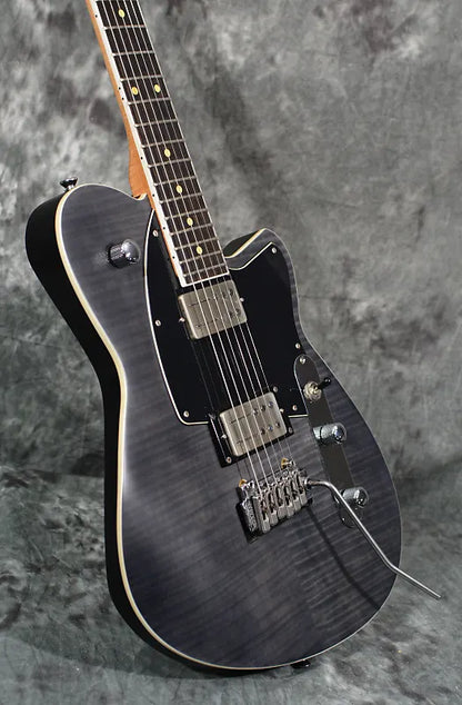 Reverend Reeves Gabriel's Signature Flame Top Midnight Black