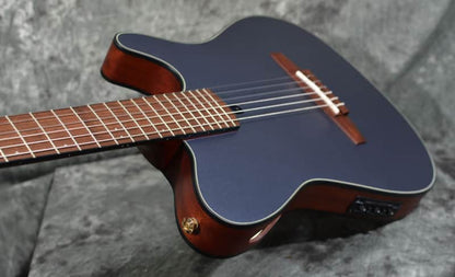 Ibanez FRH10N Thinline Classical Acoustic Nylon Acoustic Electric Indigo Blue Metallic Flat