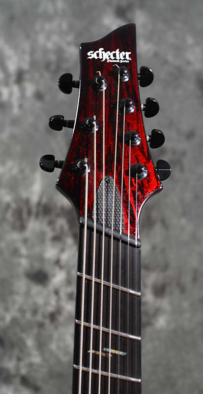 Schecter C-7 Multiscale 7-String Silver Mountain w/ OHSC
