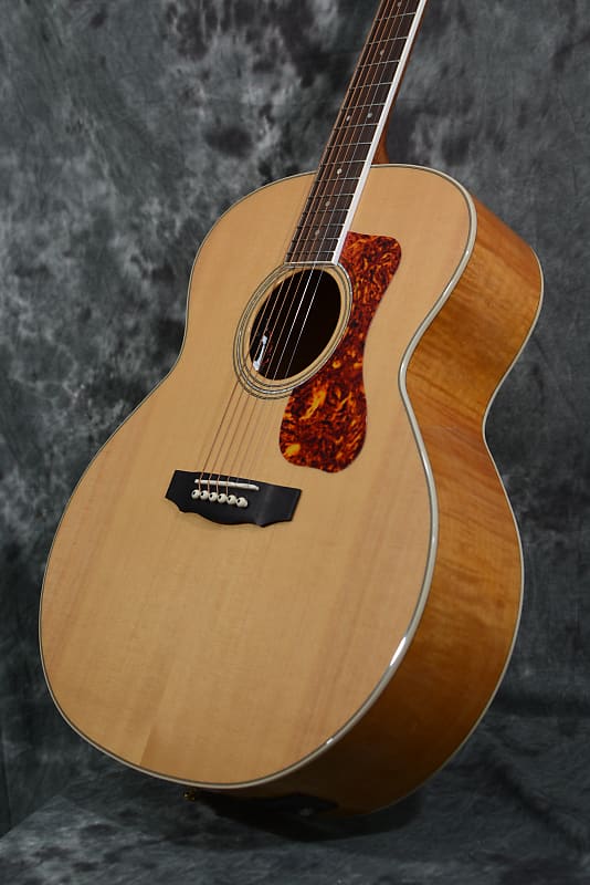 Guild F250e Jumbo Monster Flamed Maple Acoustic Electric w Deluxe Hardshell Case