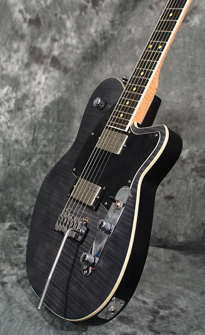 Reverend Reeves Gabriel's Signature Flame Top Midnight Black