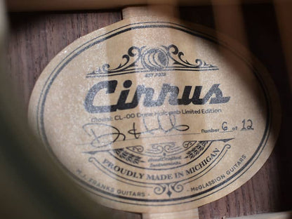 Cirrus CL-00 Drew Holcomb Limited Edition Natural 6/12