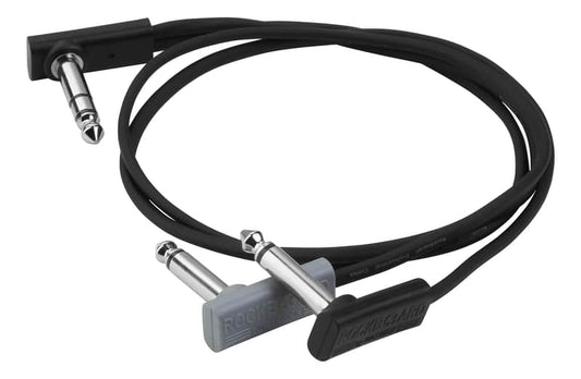 Rockboard RBO CAB F Y 50 BK Flat Patch Y-Splitter Cable 19.69in