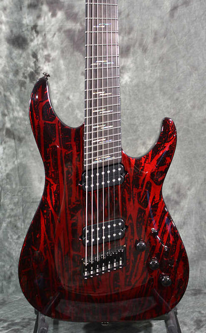 Schecter C-7 Multiscale 7-String Silver Mountain w/ OHSC