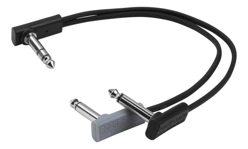 Rockboard RBO CAB F Y 20 BK Flat Patch Y-Splitter Cable 7.87in