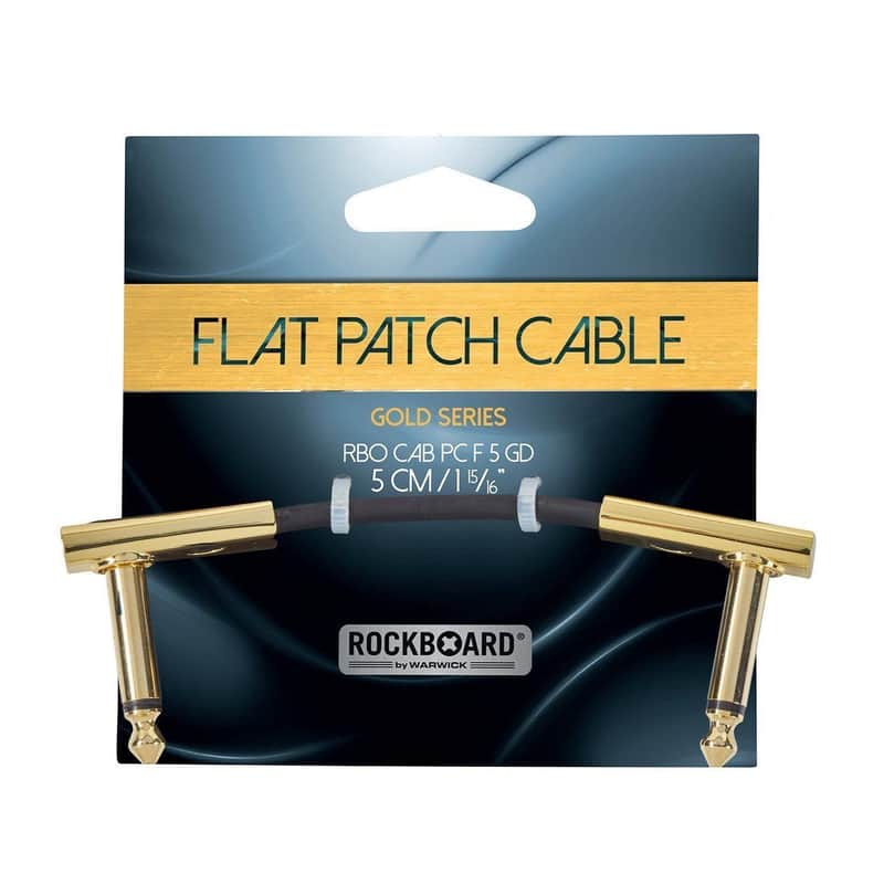 Rockboard Gold Series Flat Patch Cable 5cm