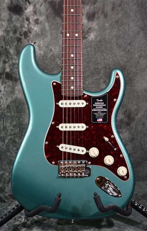 Fender American Professional Classic Statocaster Faded Sherwood Green Metallic