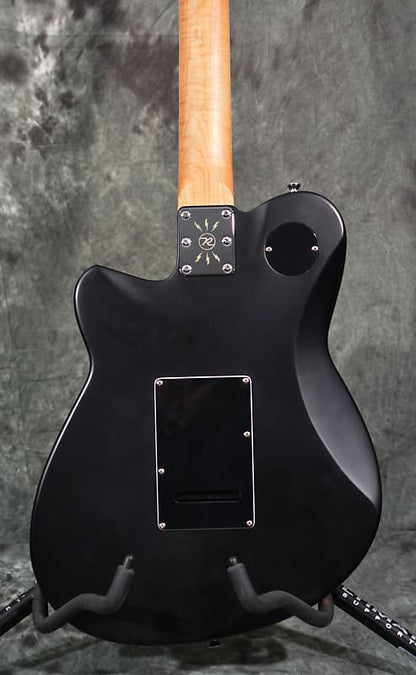Reverend Reeves Gabriel's Signature Flame Top Midnight Black