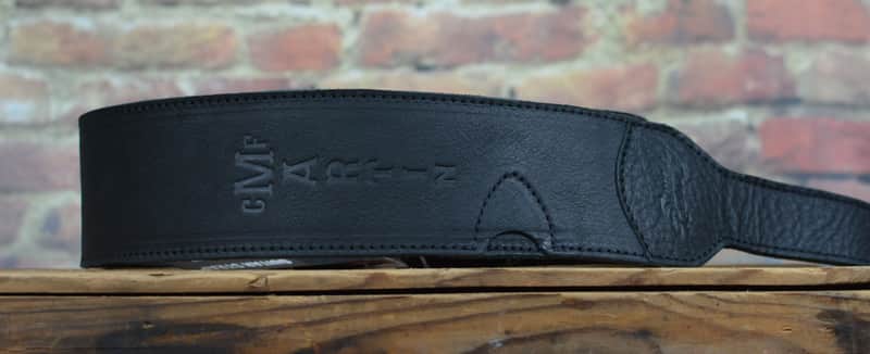Martin LUXE Leather Guitar Strap Black